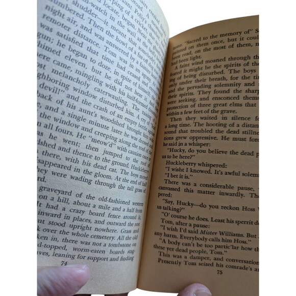 Tom Sawyer Mark Twain Best Seller Classics Award Books Inc Green Cover Complete - Picture 4 of 4